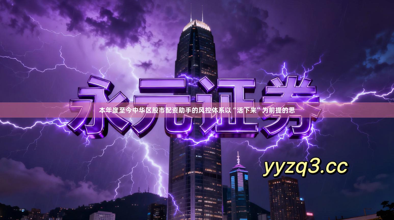 本年度至今中华区股市配资助手的风控体系以“活下来”为前提的思